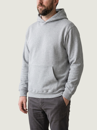 Hoodie - Grey Melange