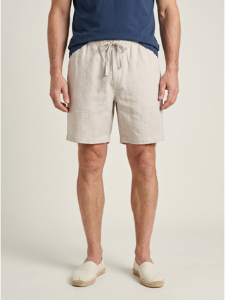 Linen Shorts - Natural