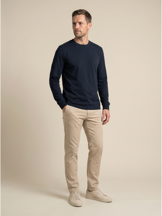 Long-Sleeved T-Shirt - Navy