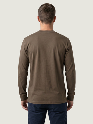 Long-Sleeved T-Shirt - Walnut