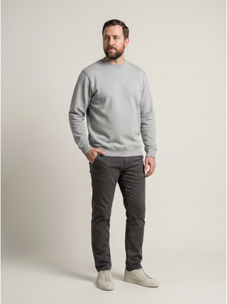 Sweatshirt - Grey Melange